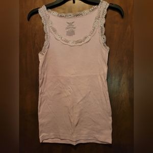 Rue 21 Grey Floral & Pale Pink Faded Glory Tanks, Size Medium